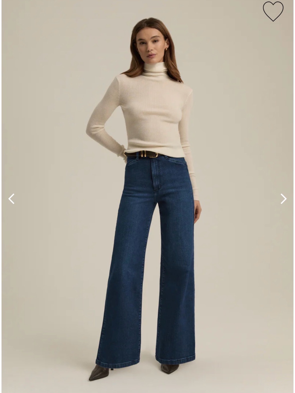 Favorite Daughter Wide-Leg Jeans In Dark Blue